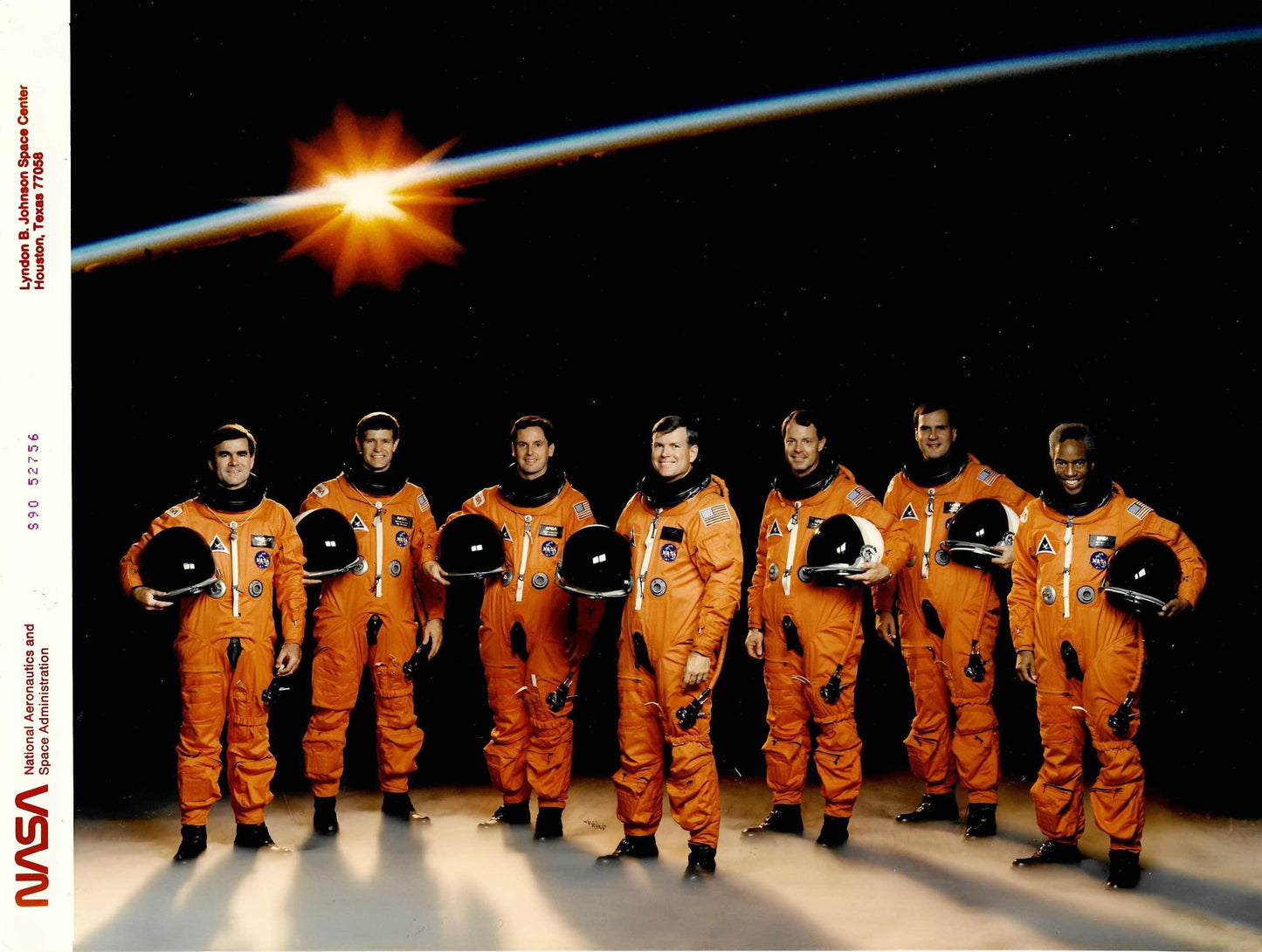 Space Shuttle mission STS-39 unsigned NASA litho