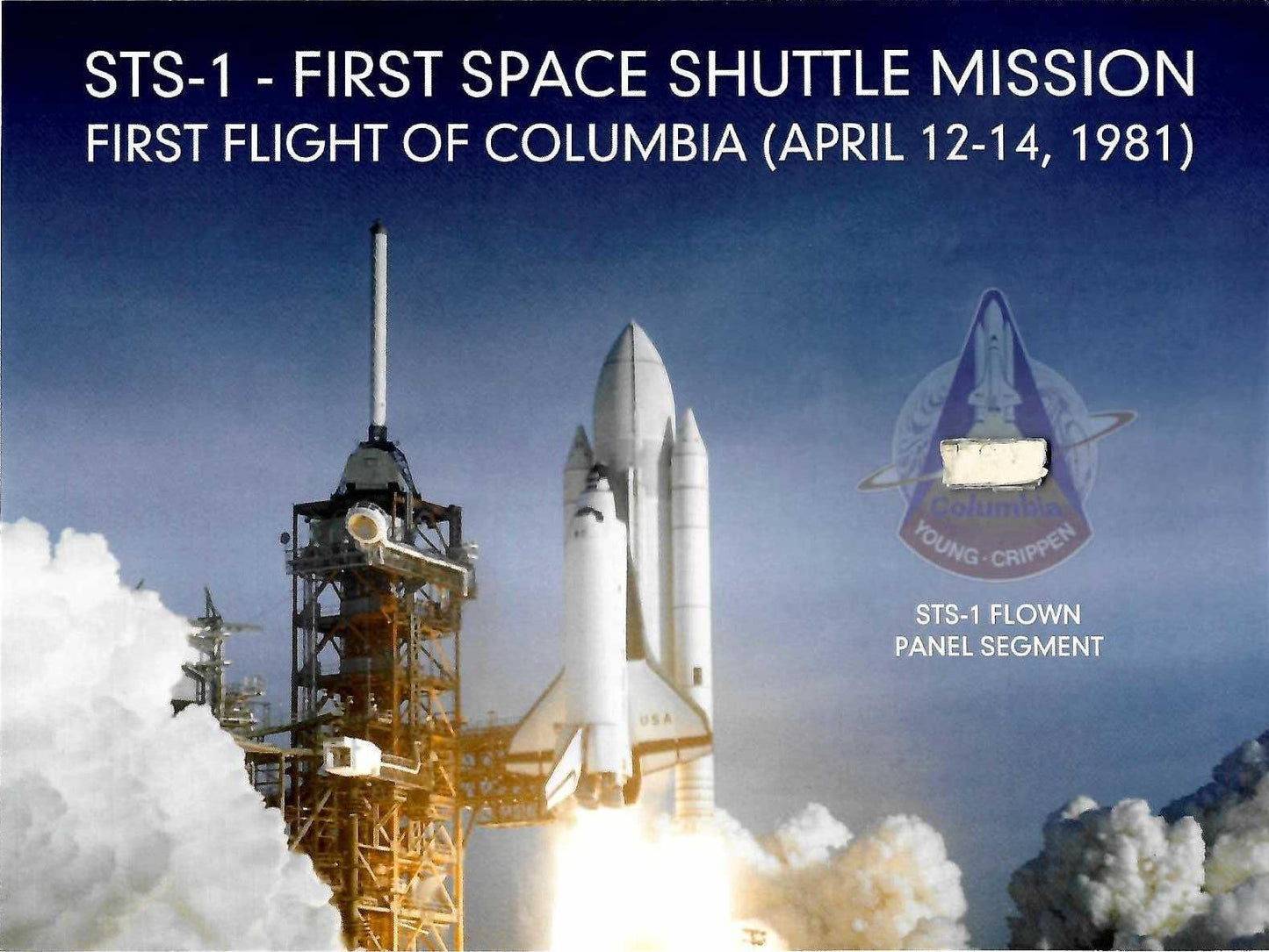 STS-1 flown artifact presentation