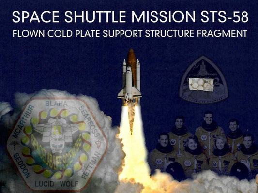 STS-58 flown artifact presentation