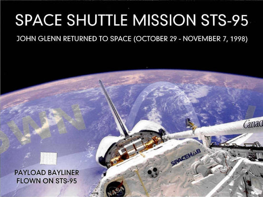 STS-95 flown artifact presentation