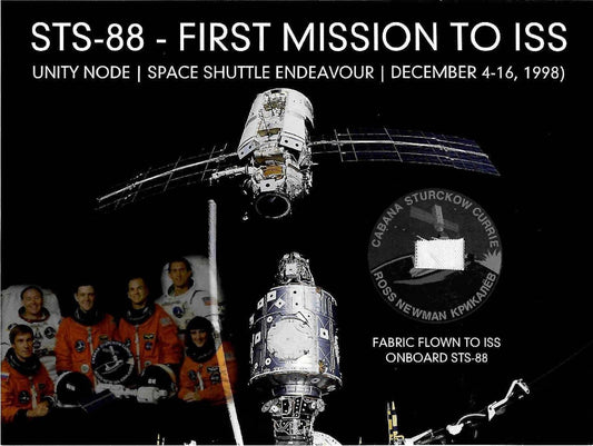 STS-88 flown artifact presentation