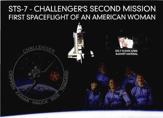 STS-7 flown artifact presentation