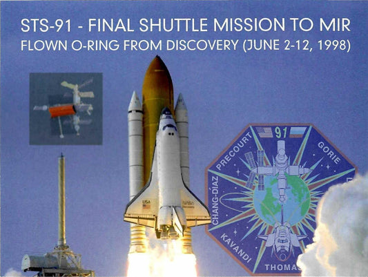 STS-91 flown artifact presentation