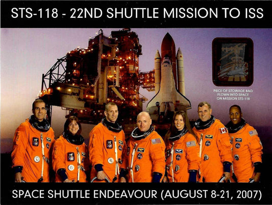 STS-118 flown artifact presentation