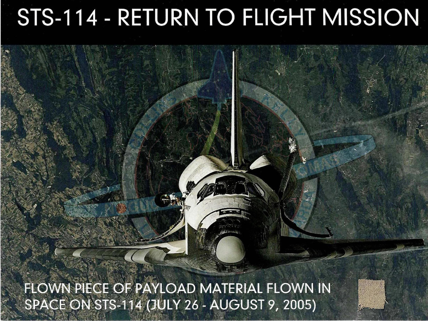 STS-114 flown artifact presentation