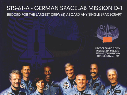 STS-61-A flown artifact presentation