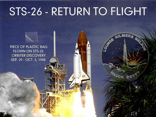 STS-26 flown artifact presentation