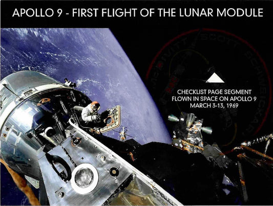 Apollo 9 flown artifact presentation