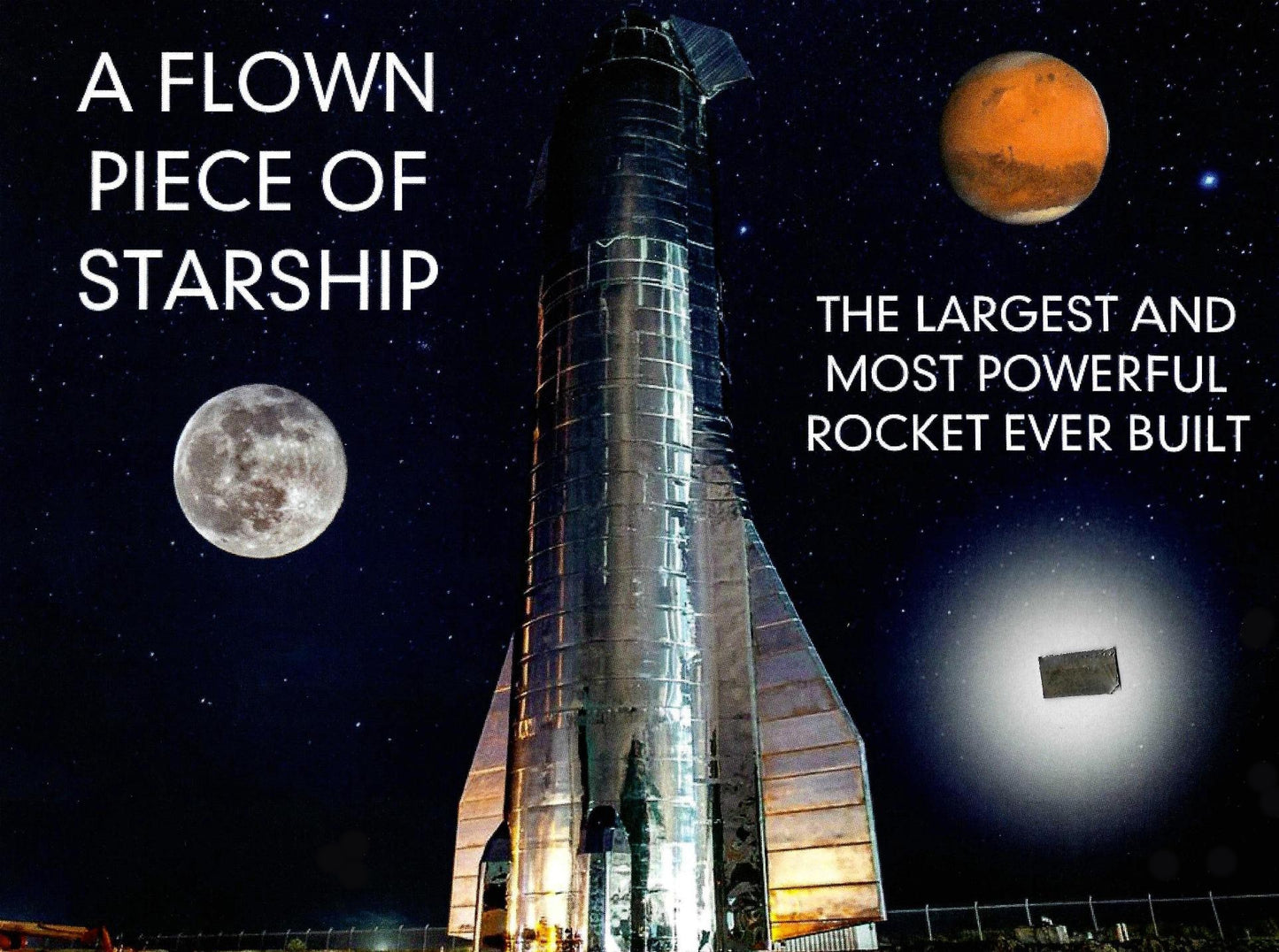 SpaceX Starship flown artifact presentation