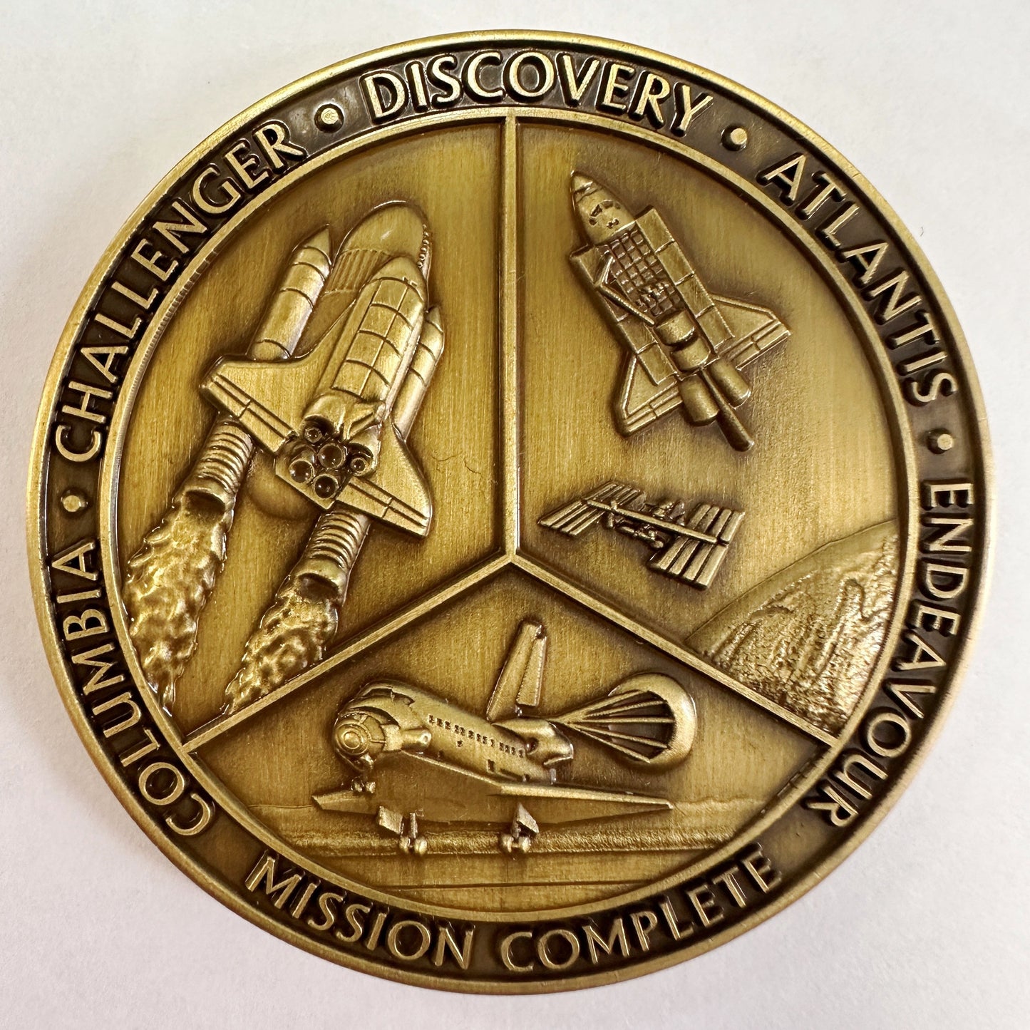 Coin NASA - Space Shuttle Program - gold