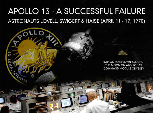 Apollo 13 flown artifact presentation