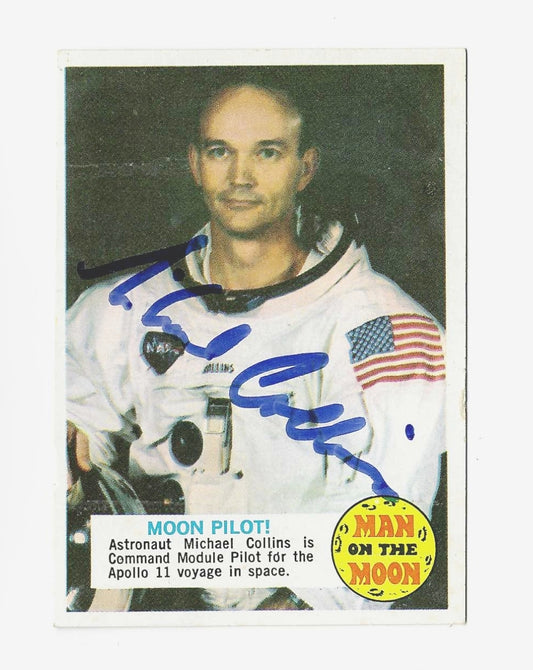 Apollo 11 Astronaut Michael Collins hand-signed trading card