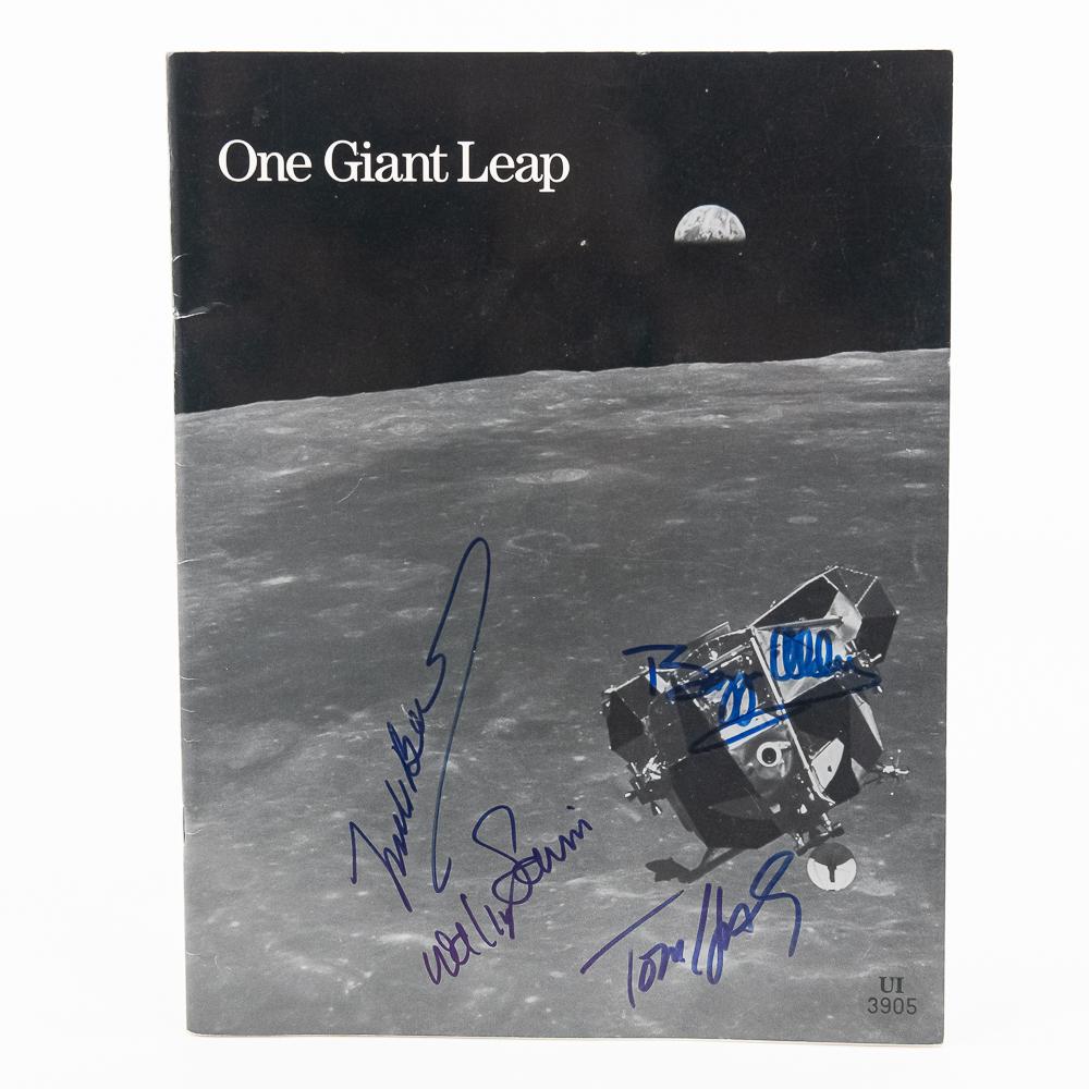 Autographed Program 'One Giant Leap' - 4 Signatures