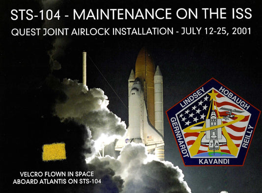 STS-104 flown artifact presentation