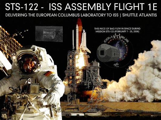 STS-122 flown artifact presentation