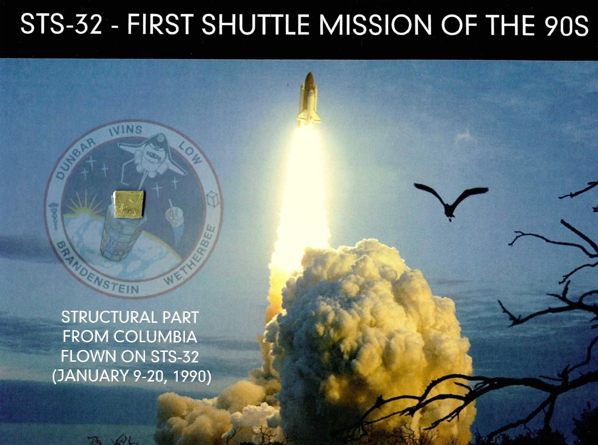 STS-32 flown artifact presentation