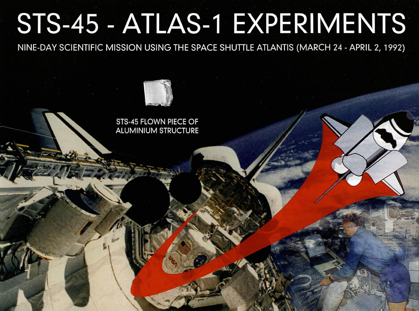 STS-45 flown artifact presentation