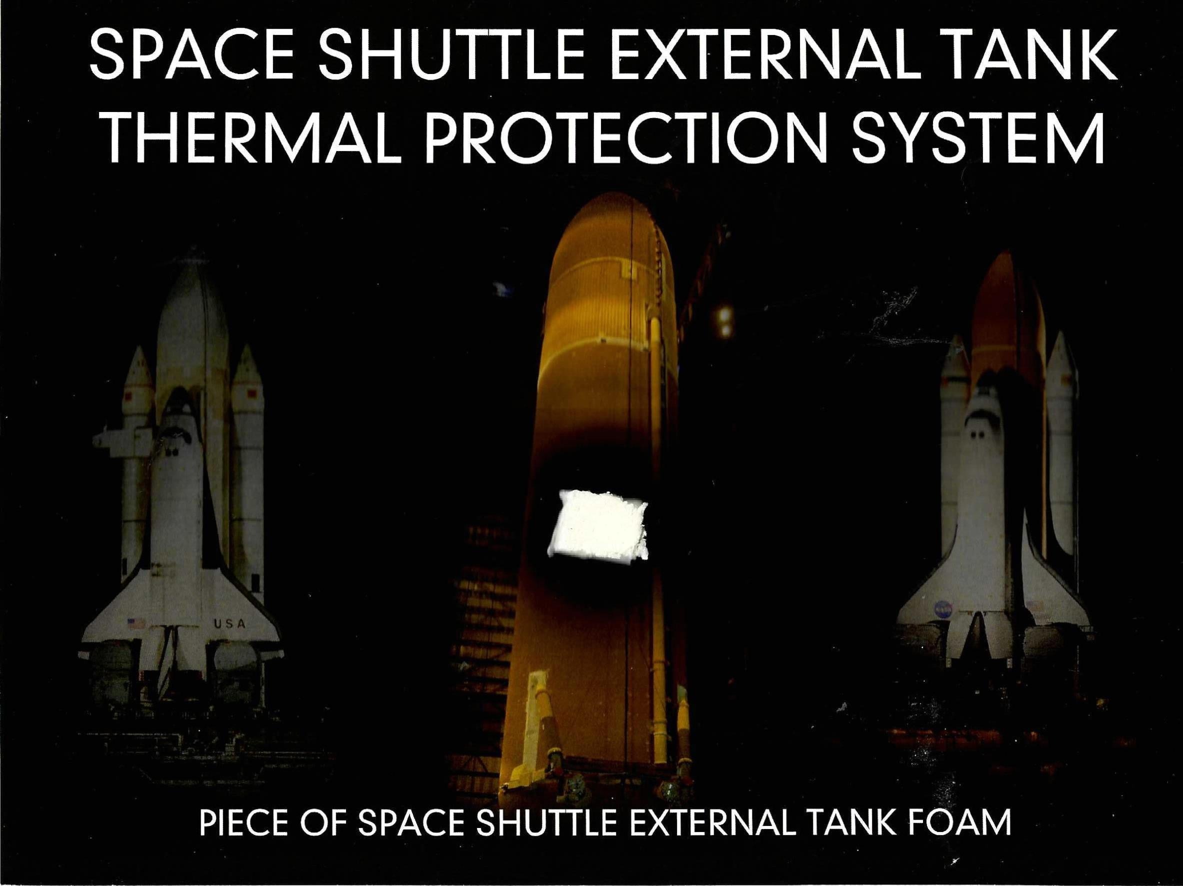Space Shuttle External Tank Foam artifact – Astro Artifacts Online Store