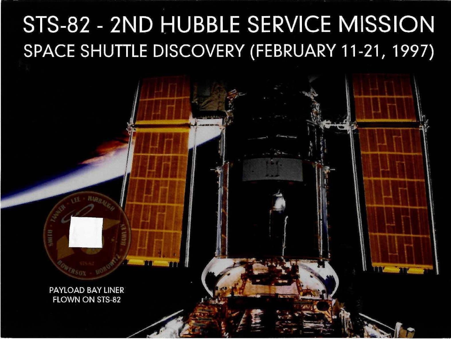 STS-82 flown artifact presentation