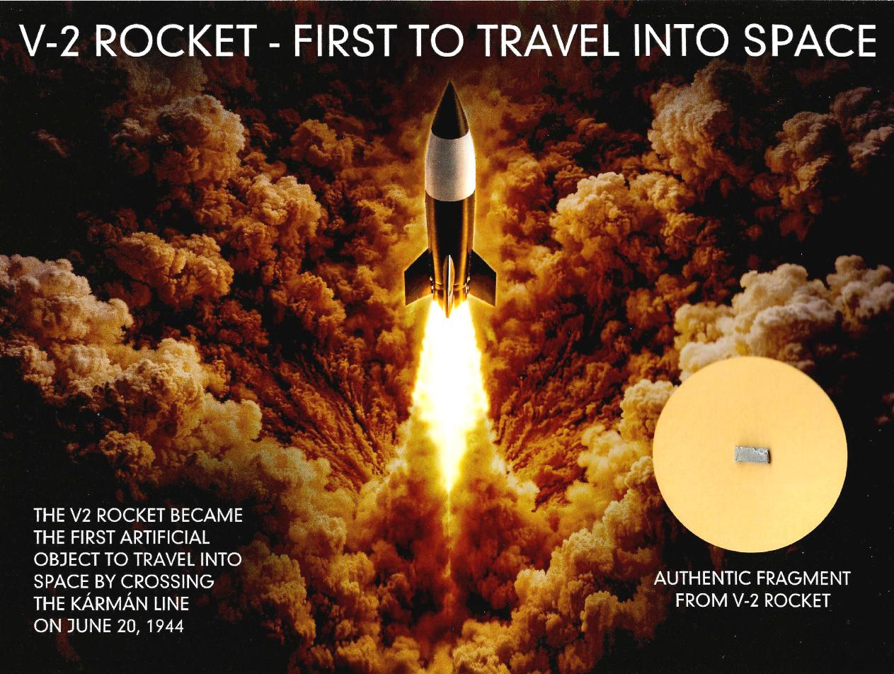 German V-2 Rocket flown artifact presentation