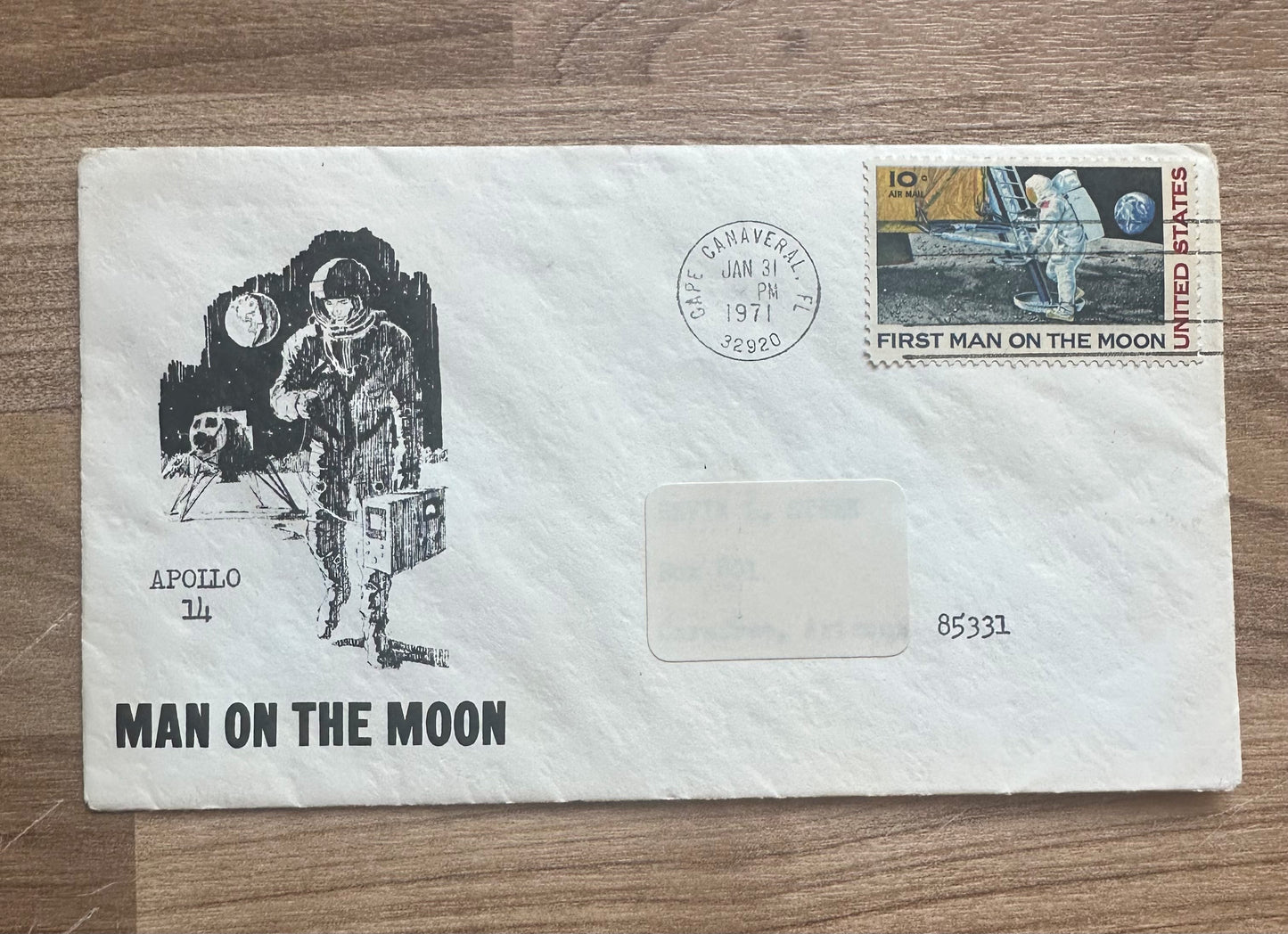 Astronaut Alan Bean hand-signed Apollo 12 cover