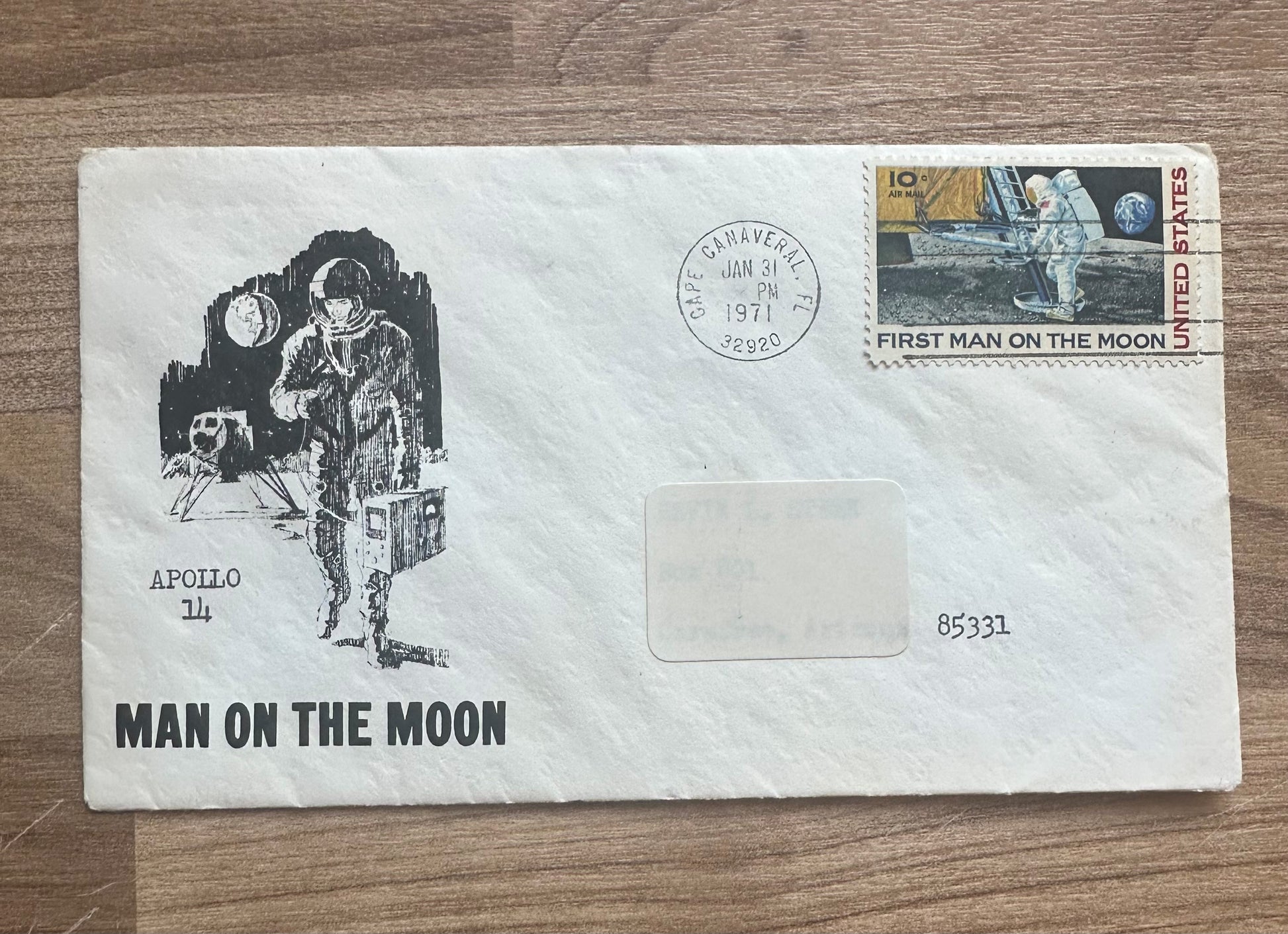 Astronaut Alan Bean hand-signed Apollo 12 cover