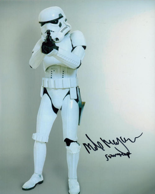 STAR WARS: Mike Mungarvin Stormtrooper handsigned 8x10'' photo