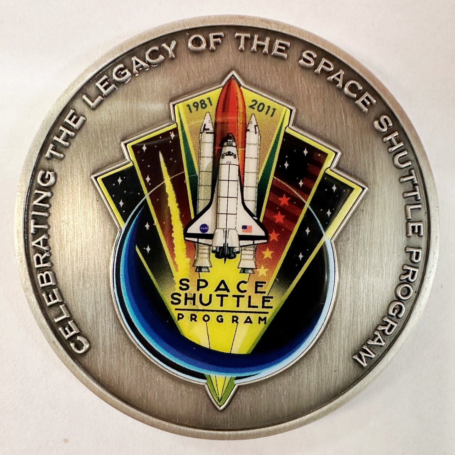 Coin NASA - Space Shuttle Program - silver