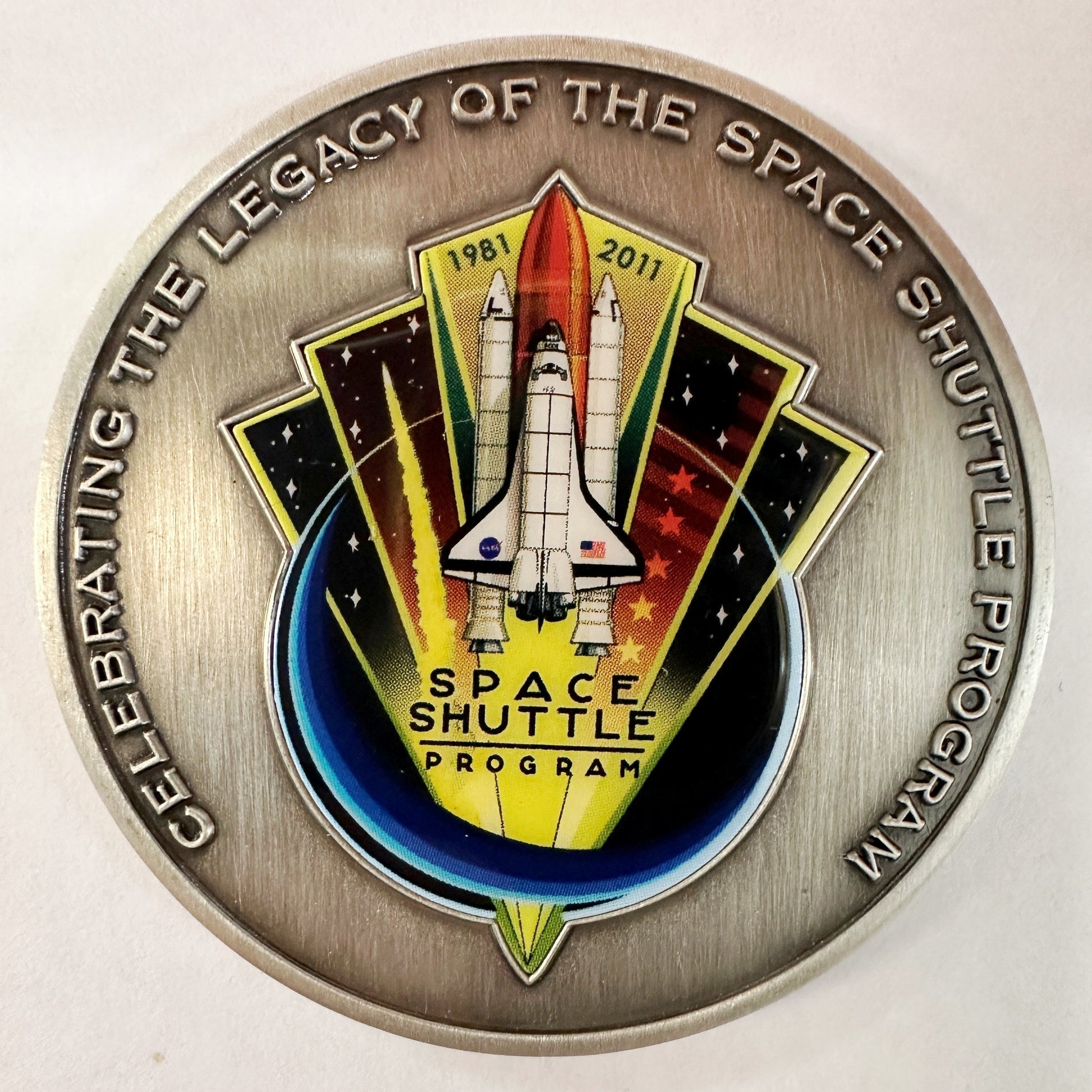 Coin NASA - Space Shuttle Program - silver