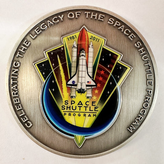Coin NASA - Space Shuttle Program - silver